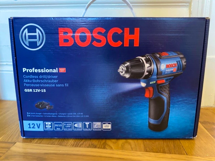 Skruvdragare för gips och trä