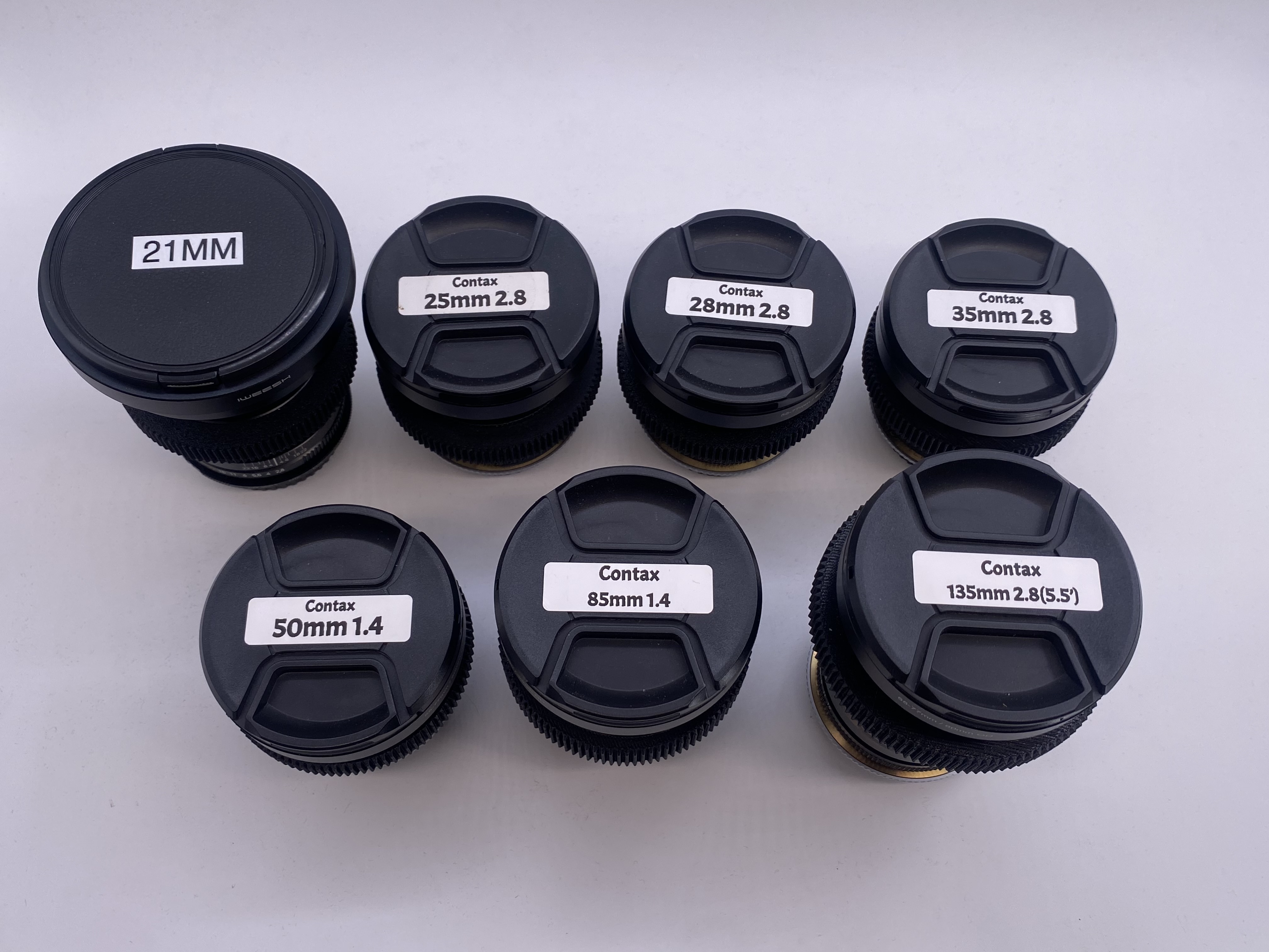 Zeiss contax vintage lens set