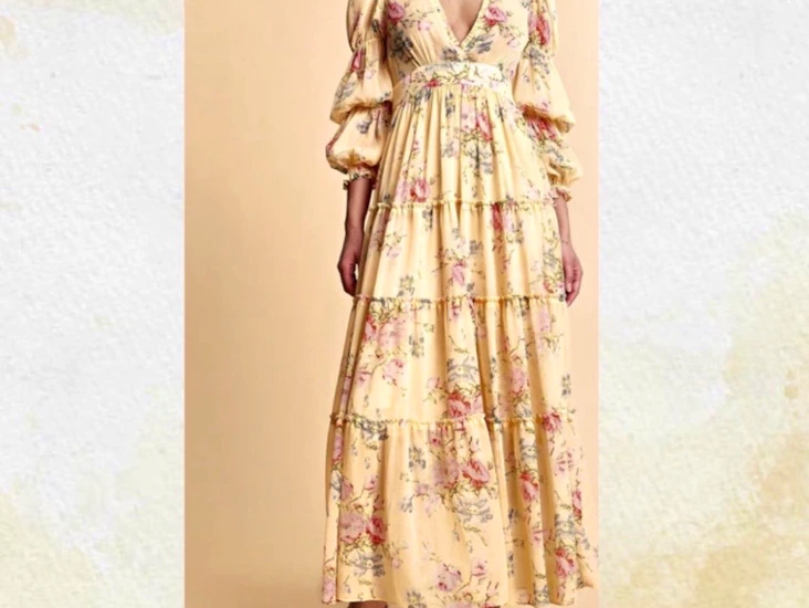 Bytimo chiffon maxi dress