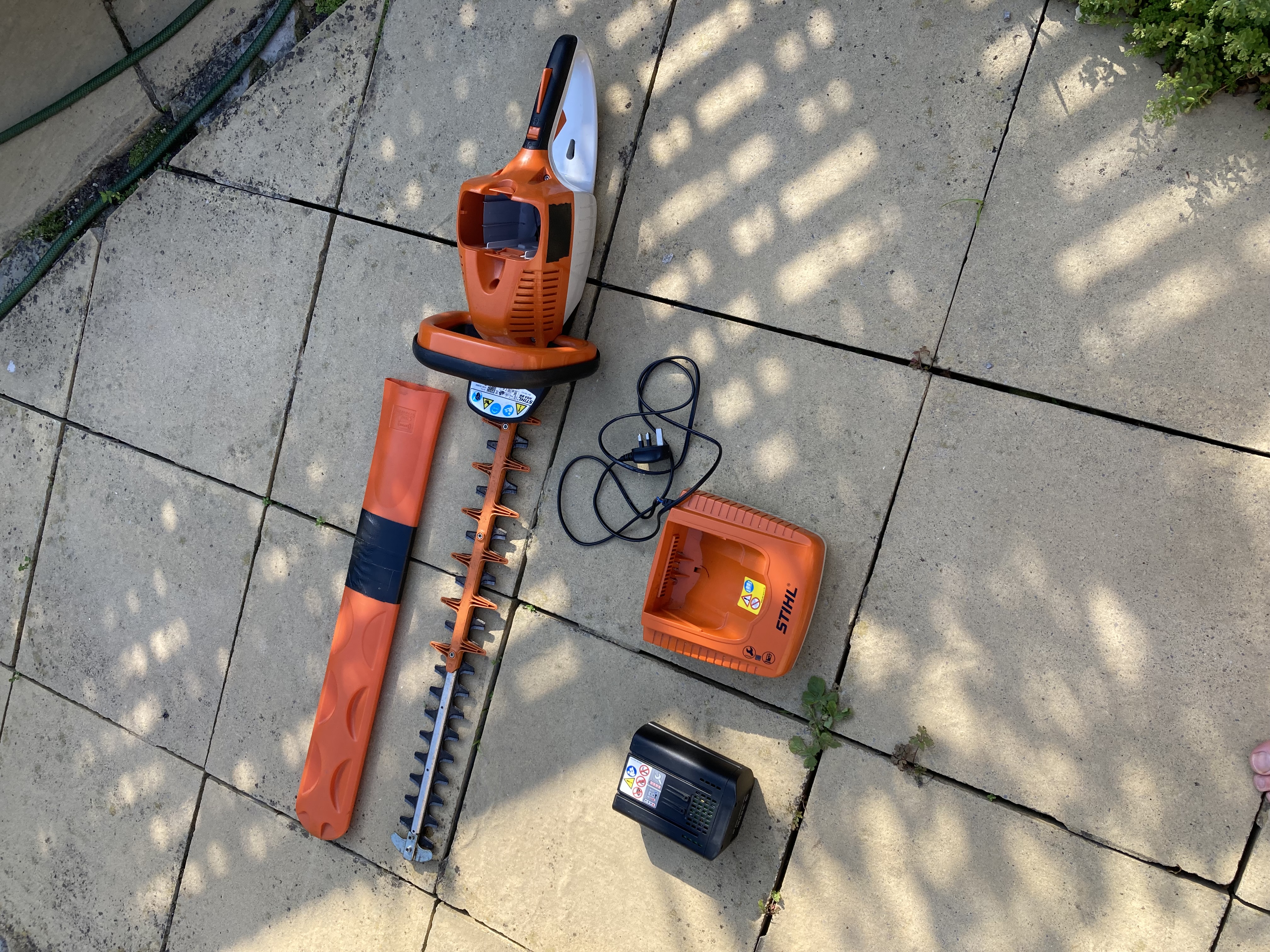 Stihl battery powered hedge trimmer 