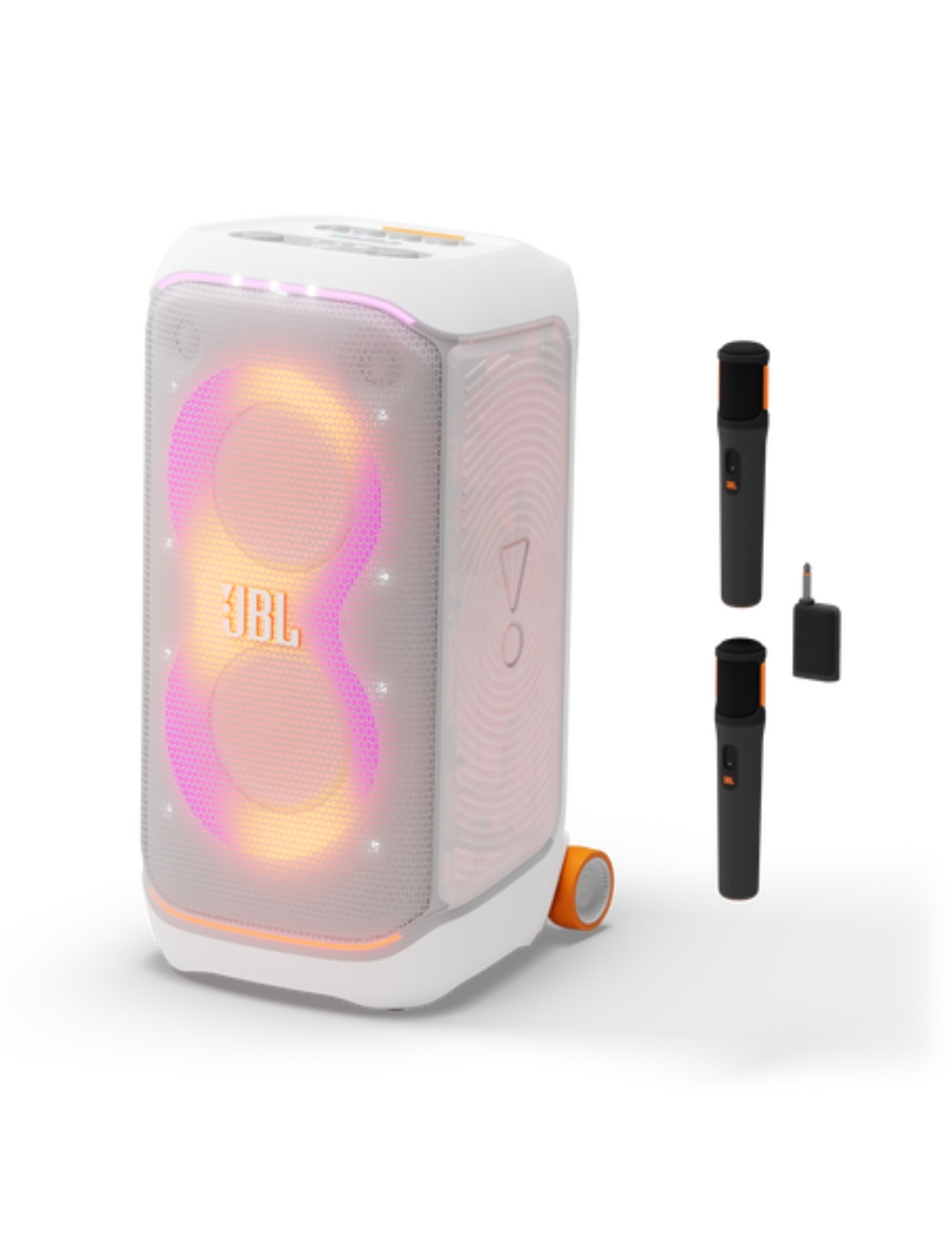 Jbl partybox stage 320 with microphones