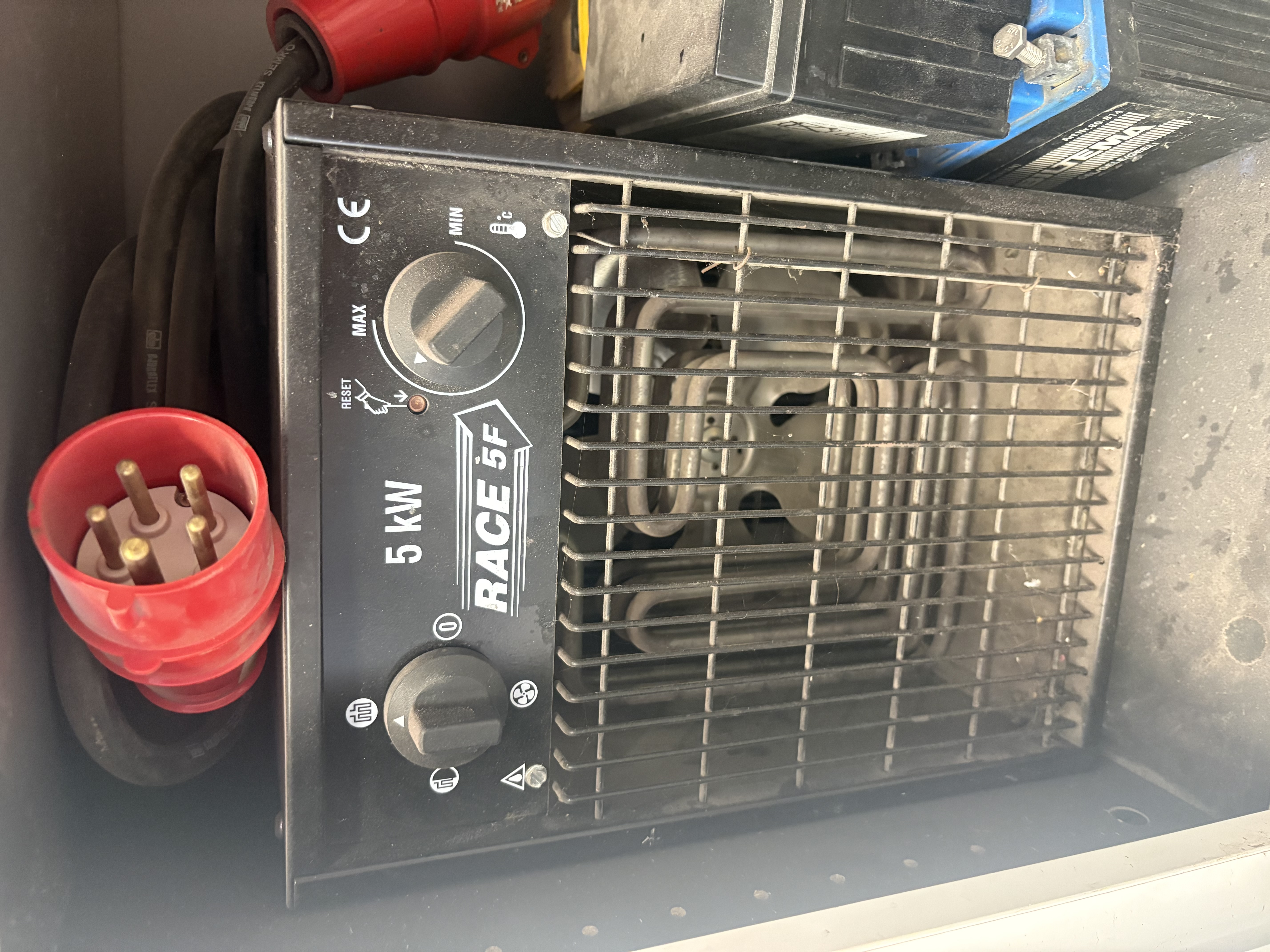 Värmefläkt 5kw 3 fas