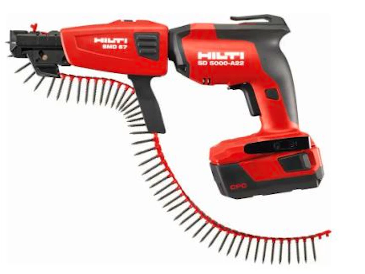 Hilti sd 5000-22 skruautomat (nuron) med forsats og 2x batterier 🔋