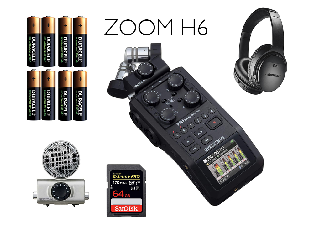 Zoom h6 sound recorder 