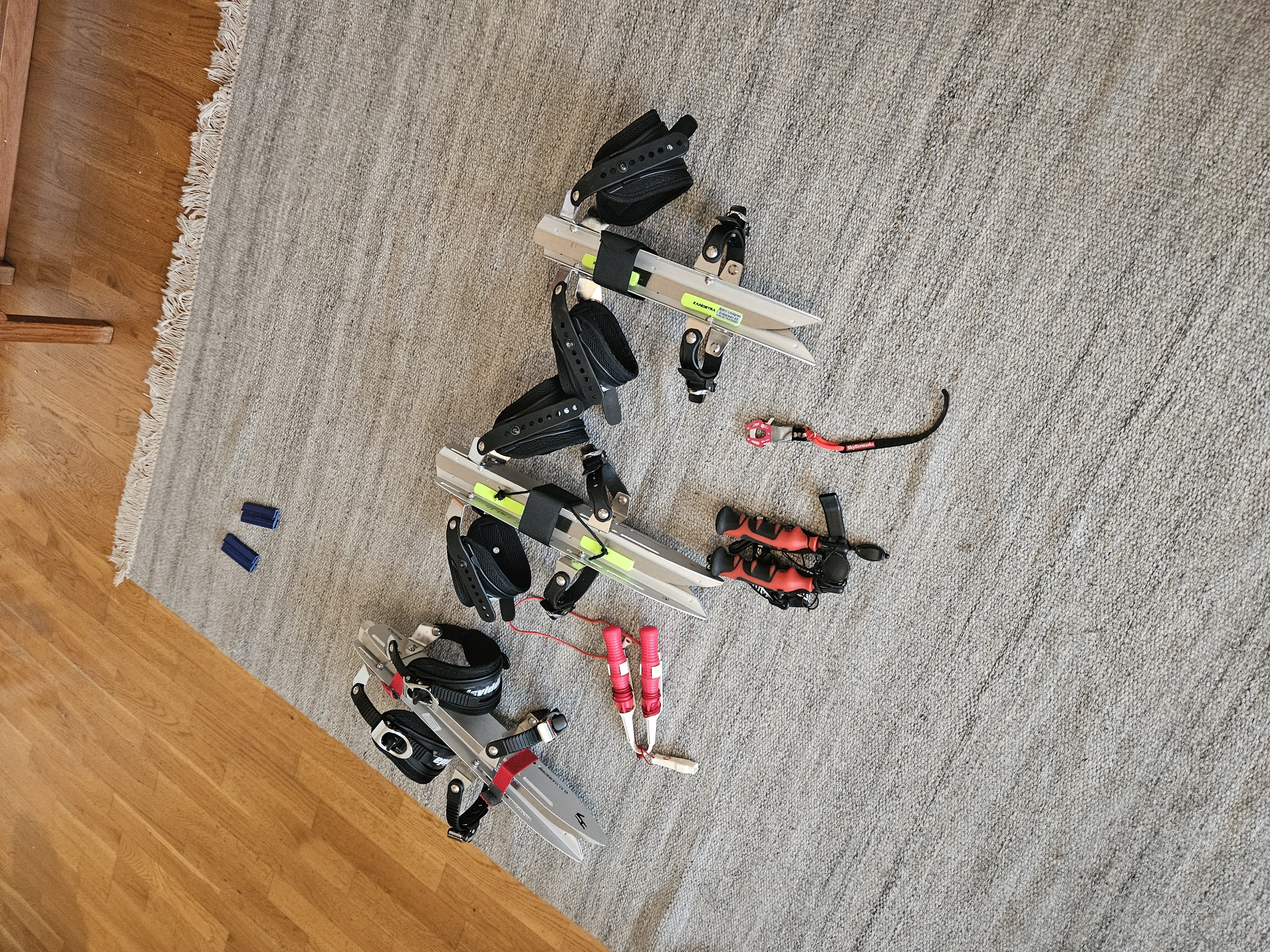 Långfärdsskridskor isvidda trekking 45 cm (universalbindning). 