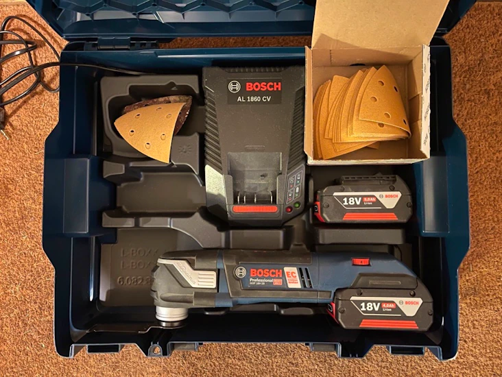 Cordless multi tool bosch 18v