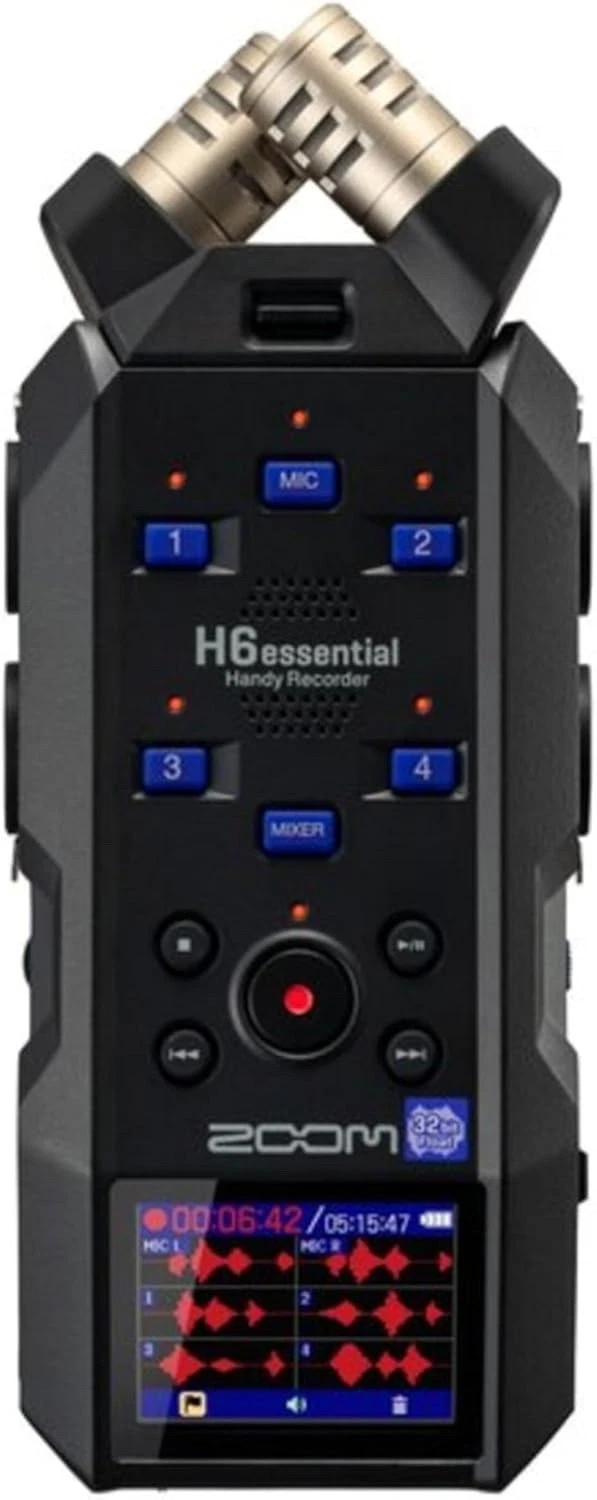 Zoom h6 essential audio xlr recorder interface