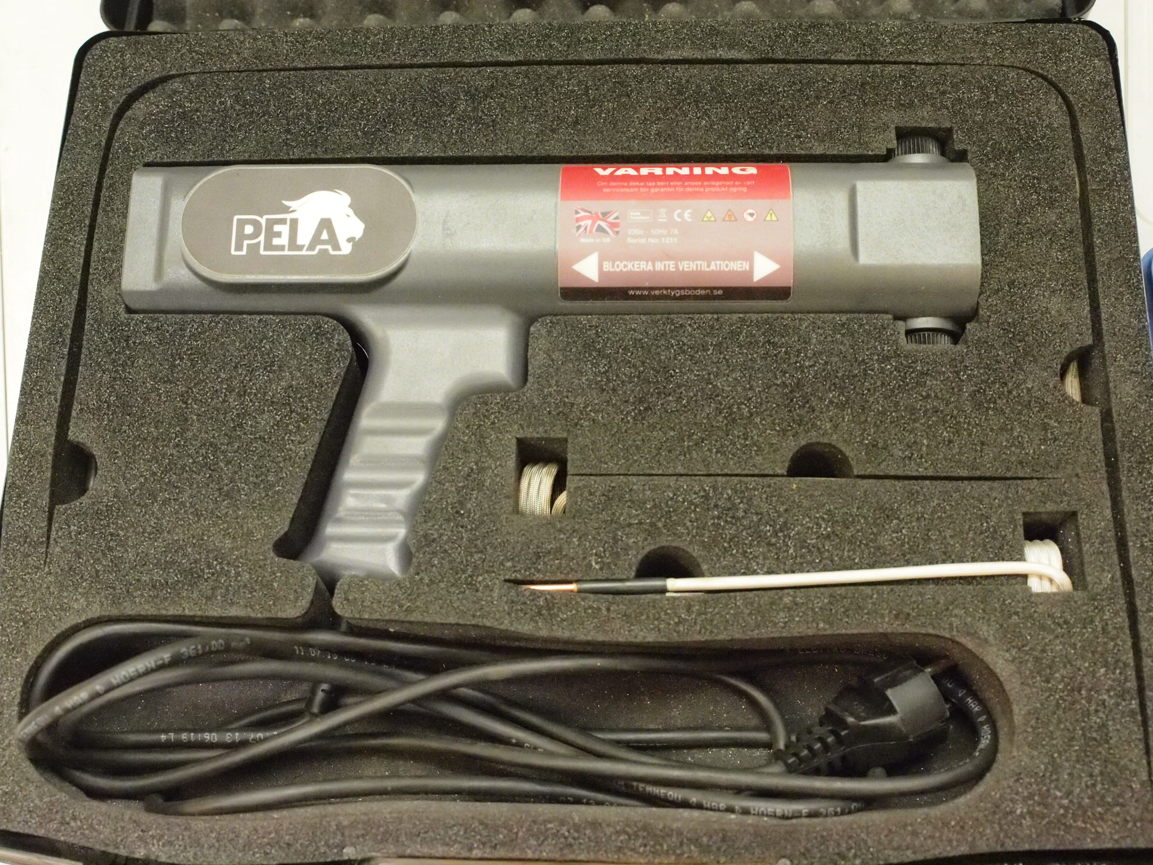 Induktionsvärmare pela 1600watt med extra spolar i egen originalväska.