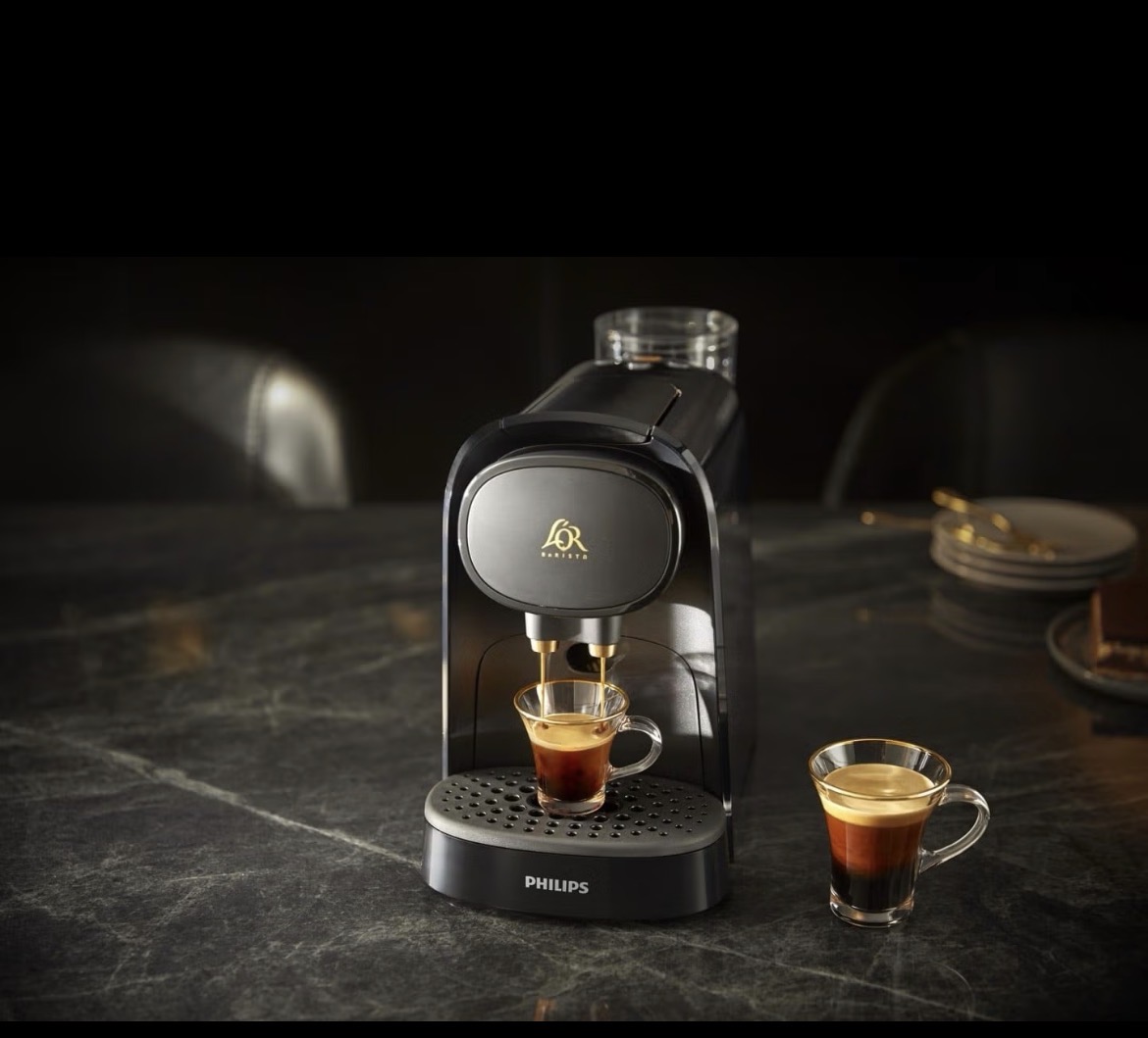 Philips l’or barista kapsel kaffemaskin svart