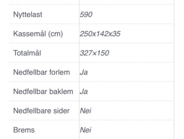 Brenderup 3250 sub 750