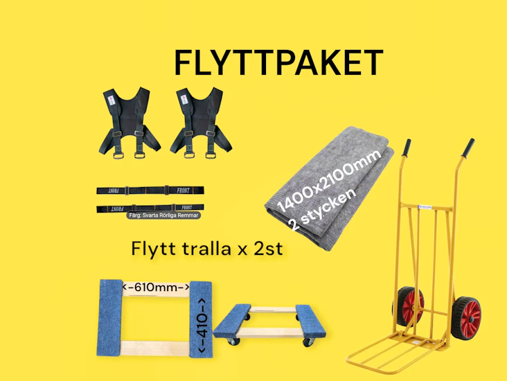 Flyttkit - pirra, selar, trallor och flyttfilt