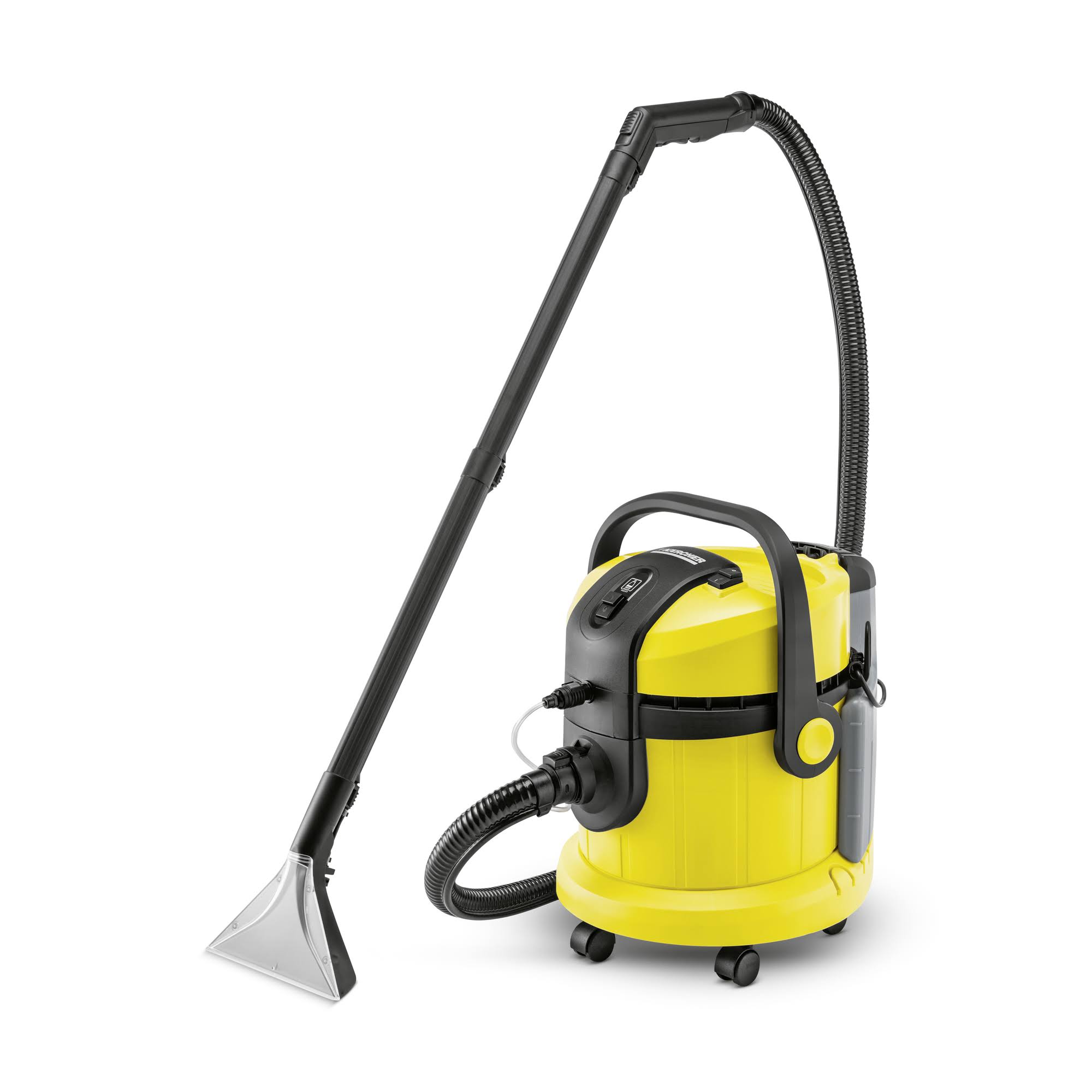 Våtdamsugare för textilier