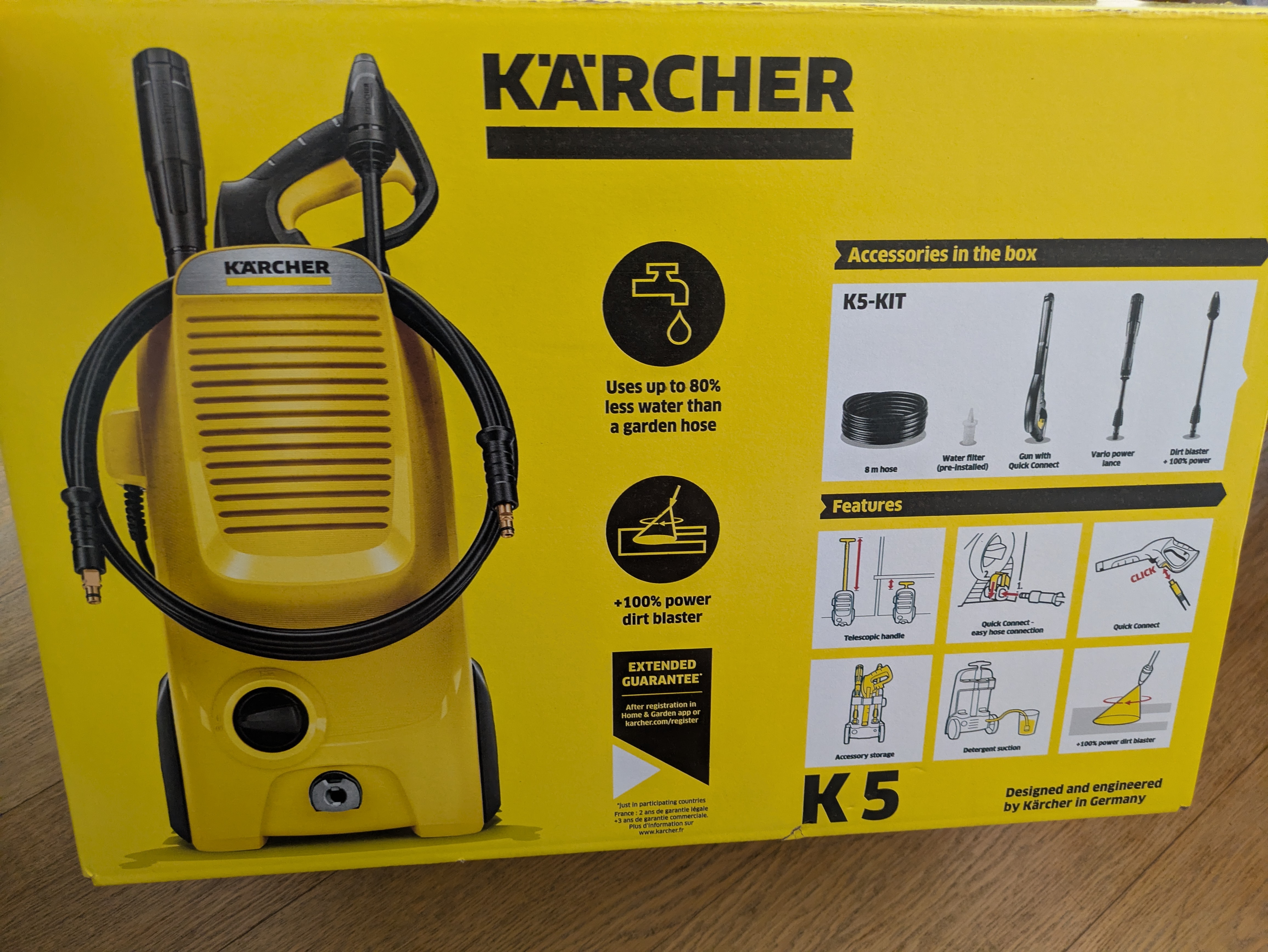 Kärcher k5 powerful pressure washer