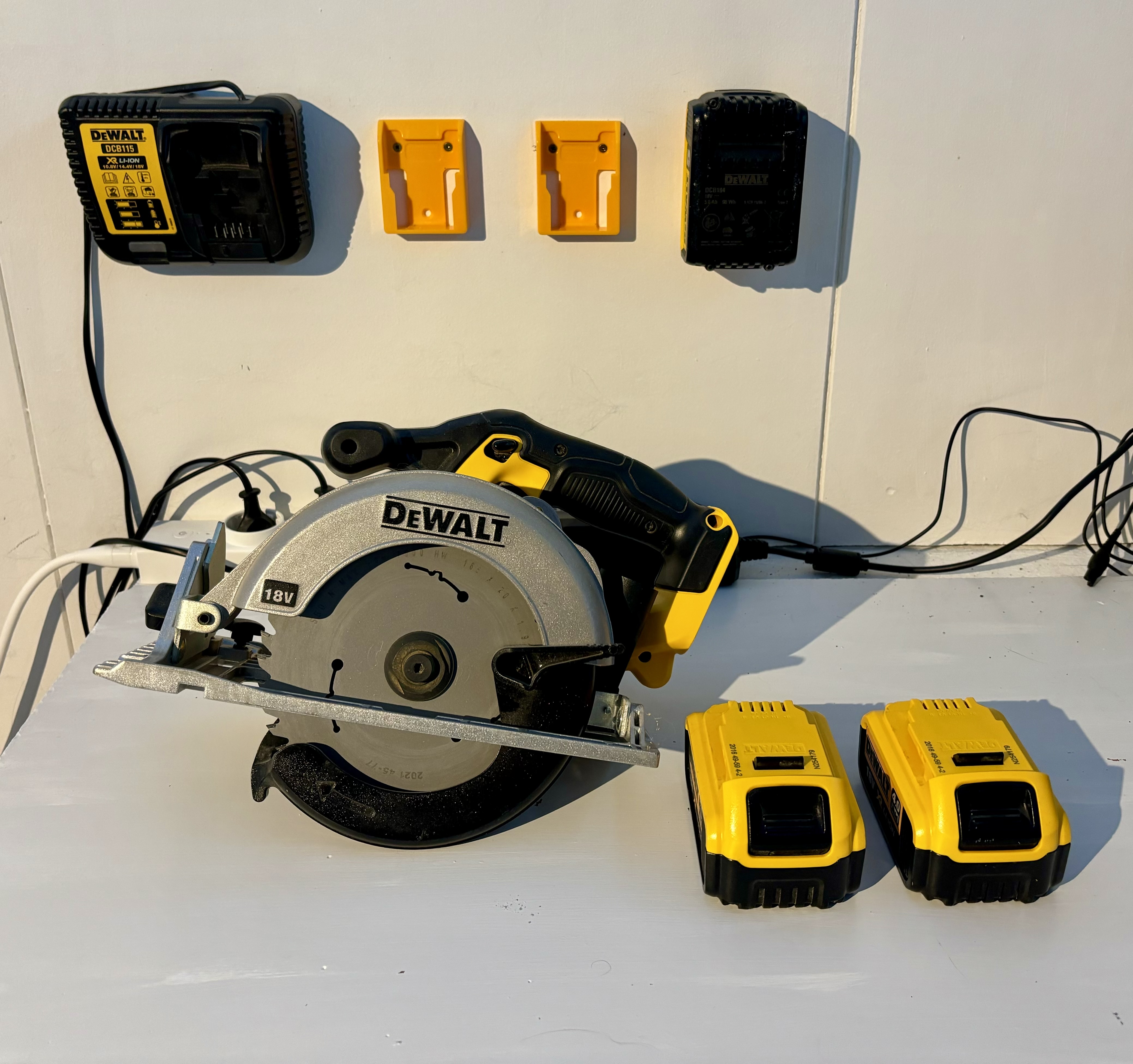 Batteridriven cirkelsåg från dewalt 18v