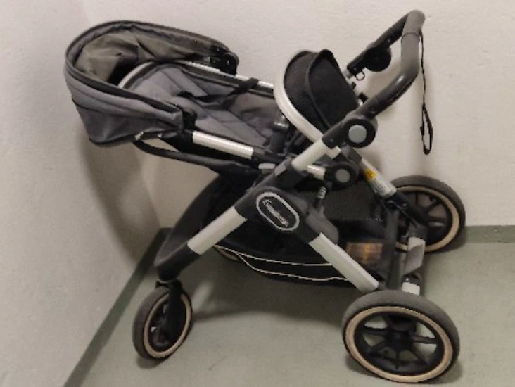 Barnvagn nära centralen