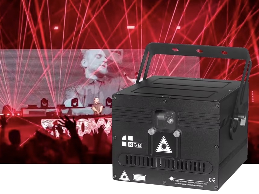 Rgb ilda laser light 3w stage light
