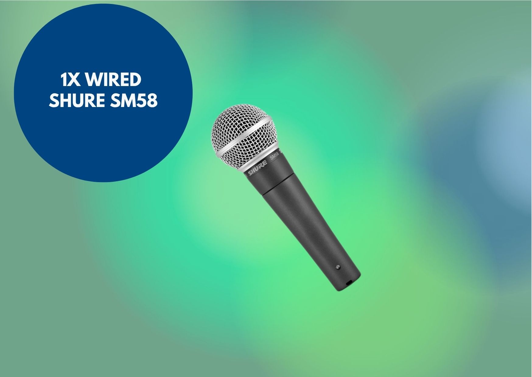 Shure mic, microphone, wired microphone