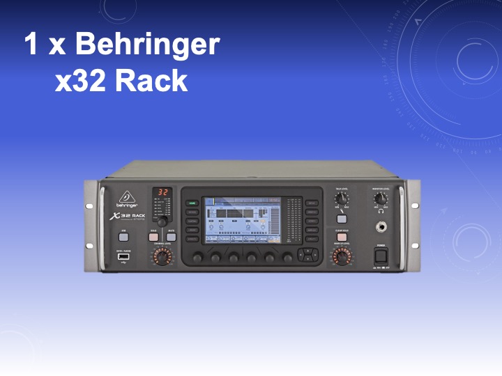 Behringer x32 rack mixer