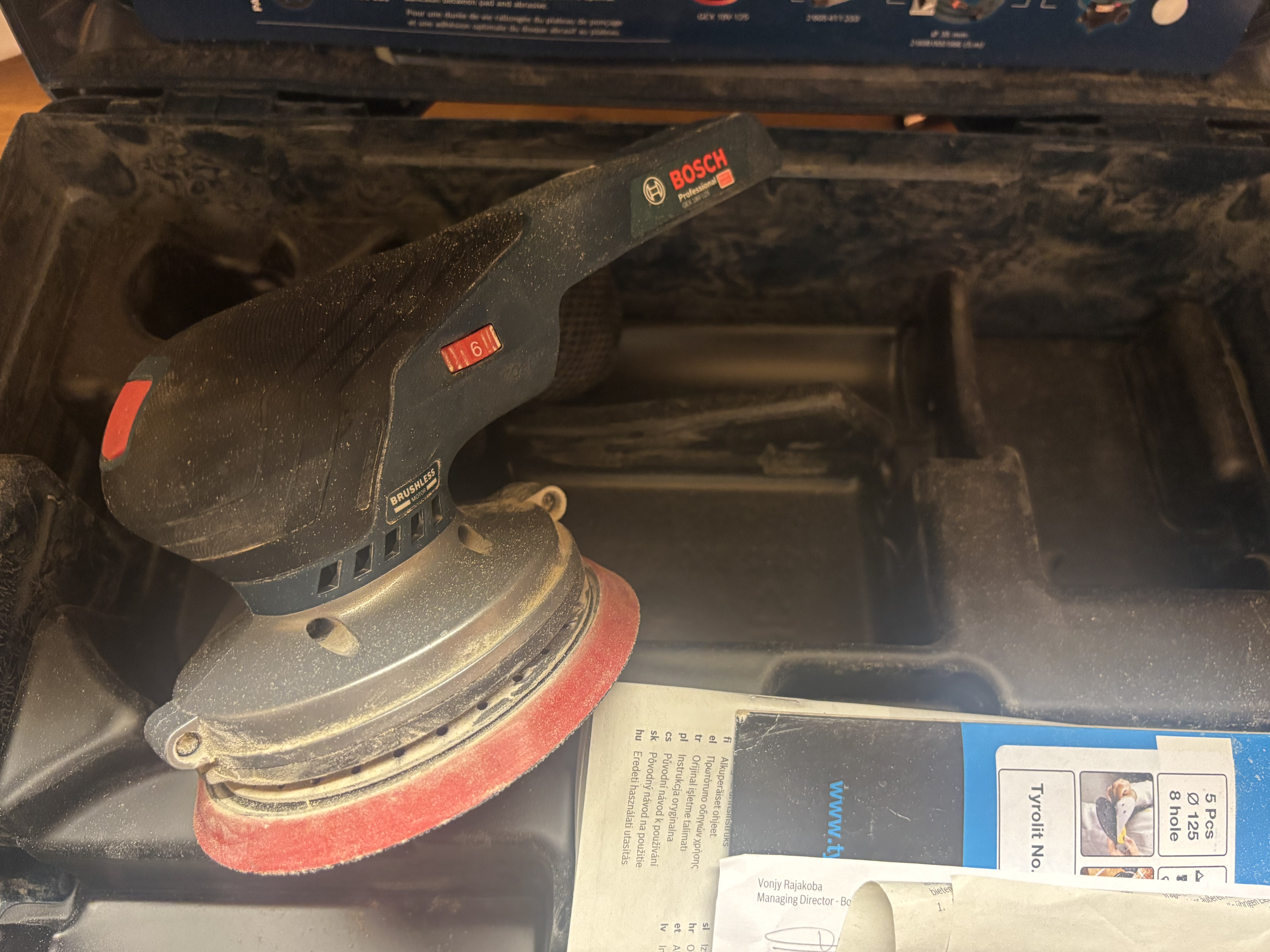 Eksentersliper fra bosch professional