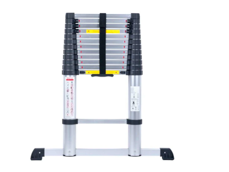 Teleskopstige 3,8 m – stabil m/stabilisator (150 kg)