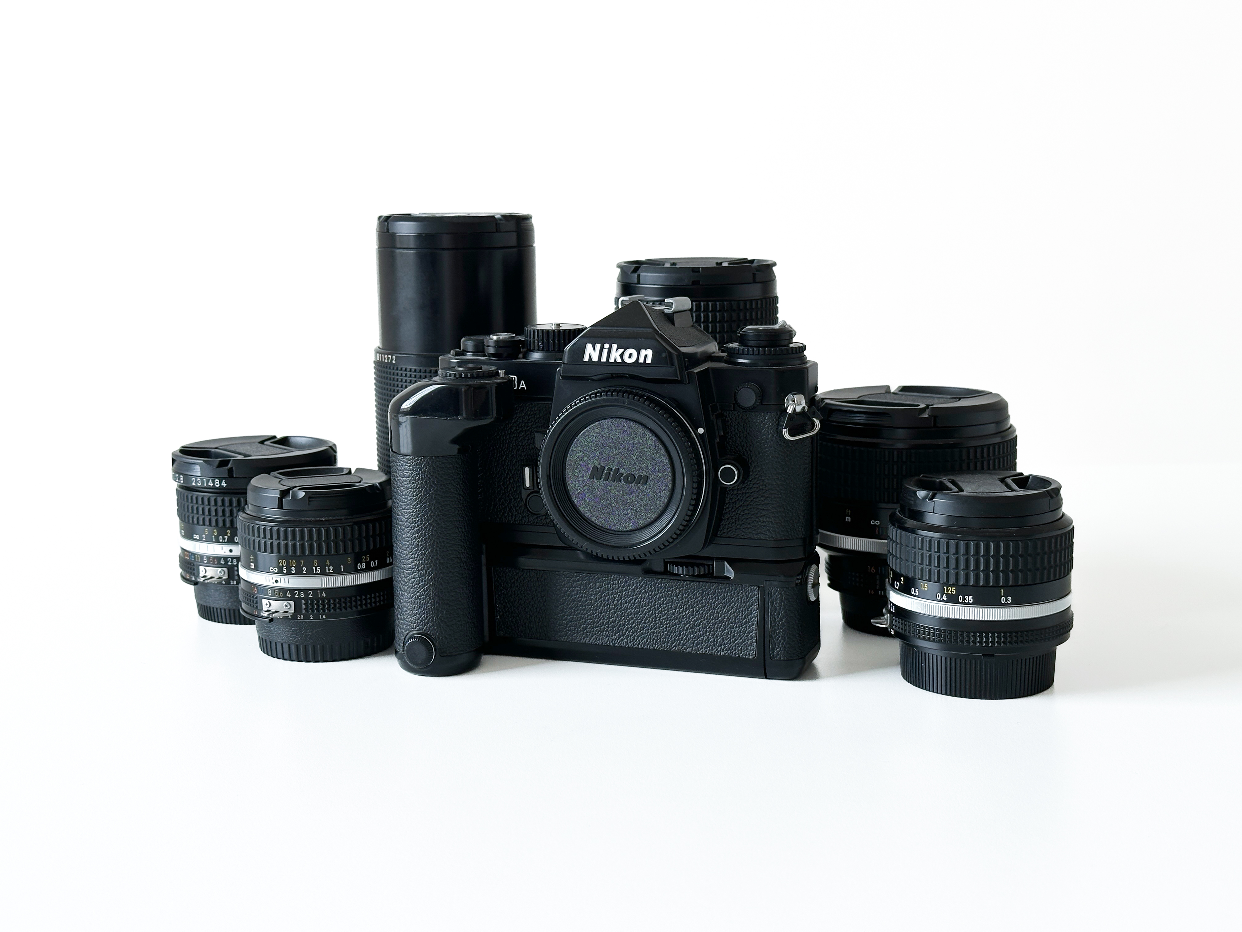 Nikon fm3a + 6 lens kit