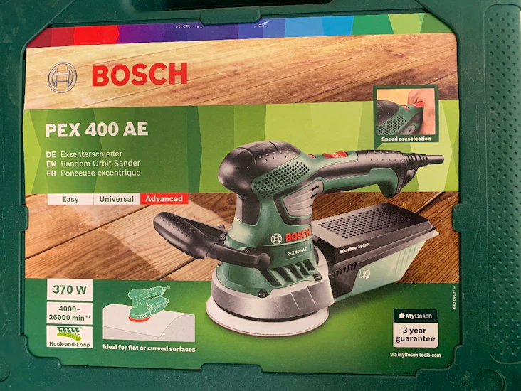 Excenterslip bosch pex 400 ae