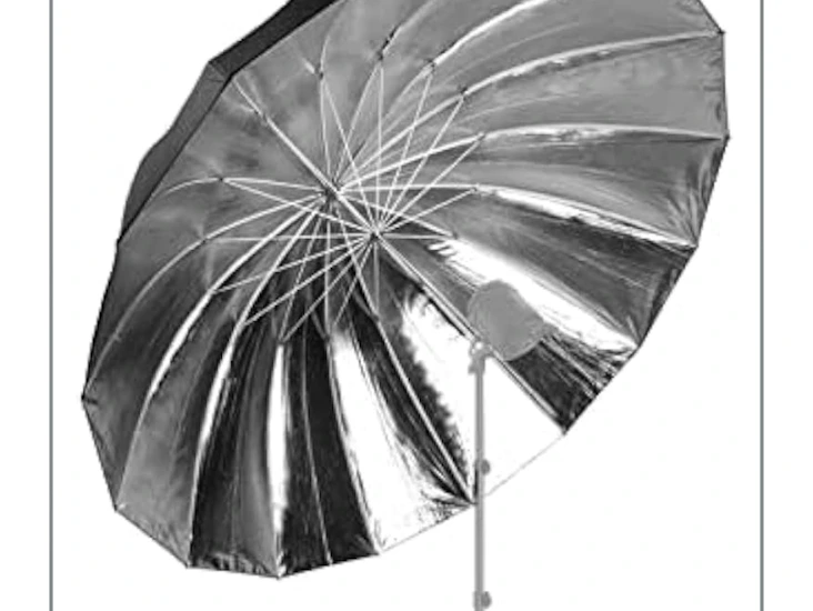 71” 7-foot silver umbrella