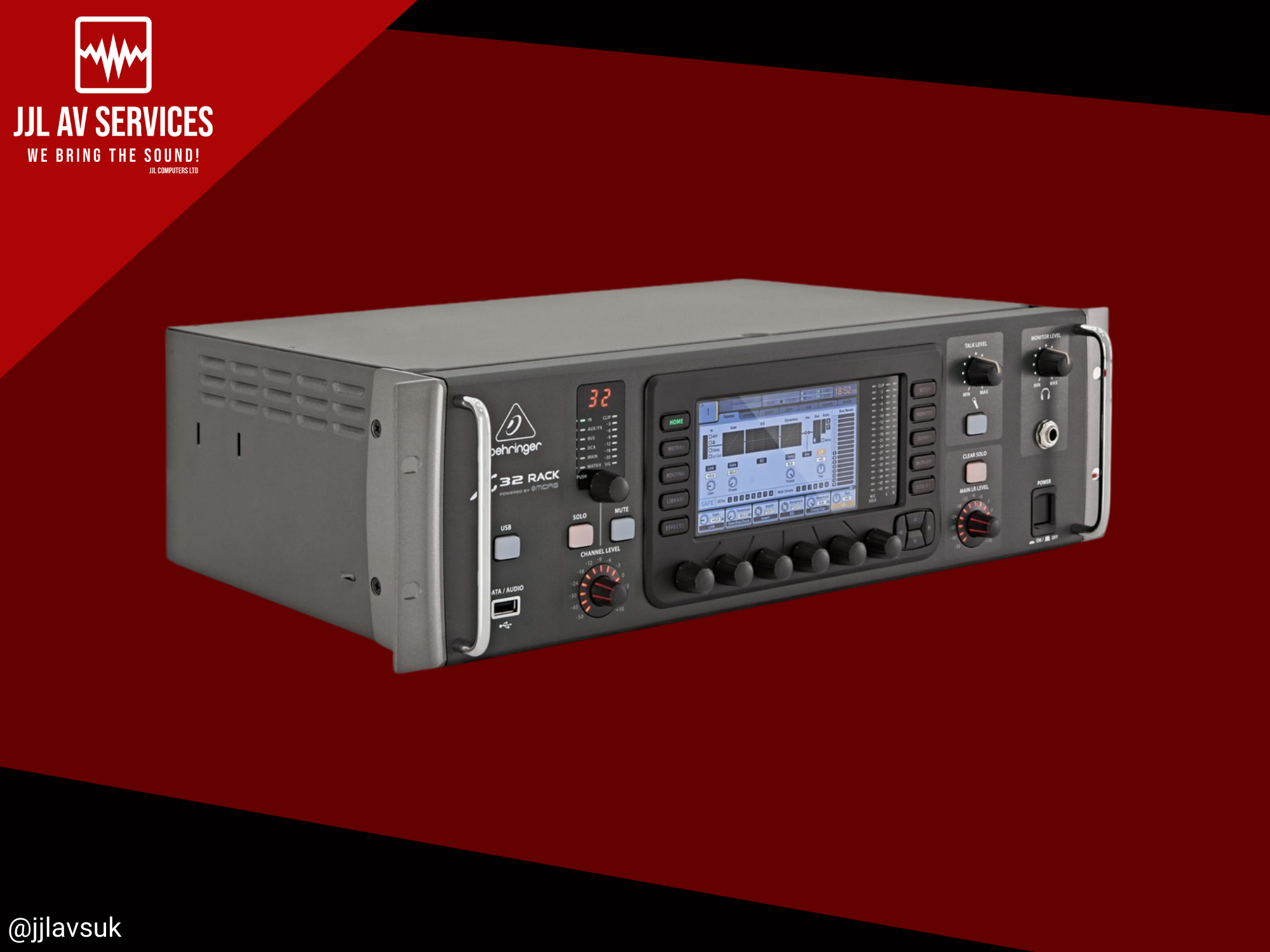 Behringer x32 rack digital mixing console