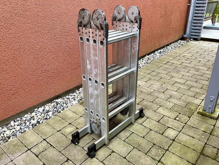 Kombistege med platform 350cm