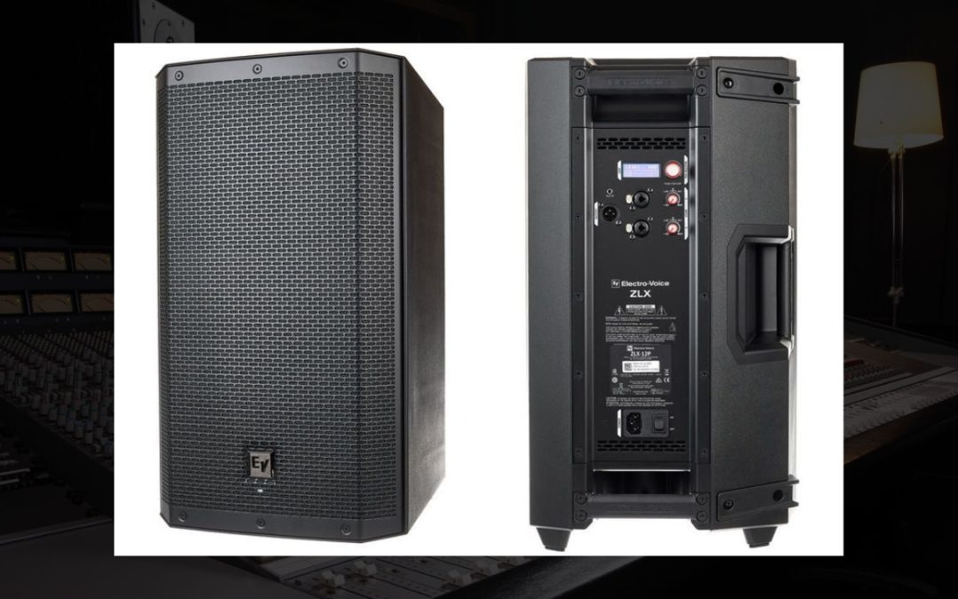 Electro-voice ev zlx-12p active pa speaker with stand