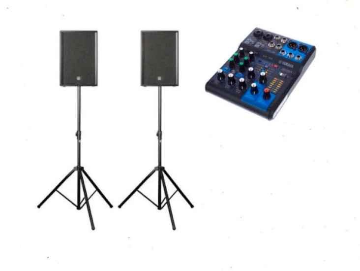 Pa/ljudsystem för 50 pers