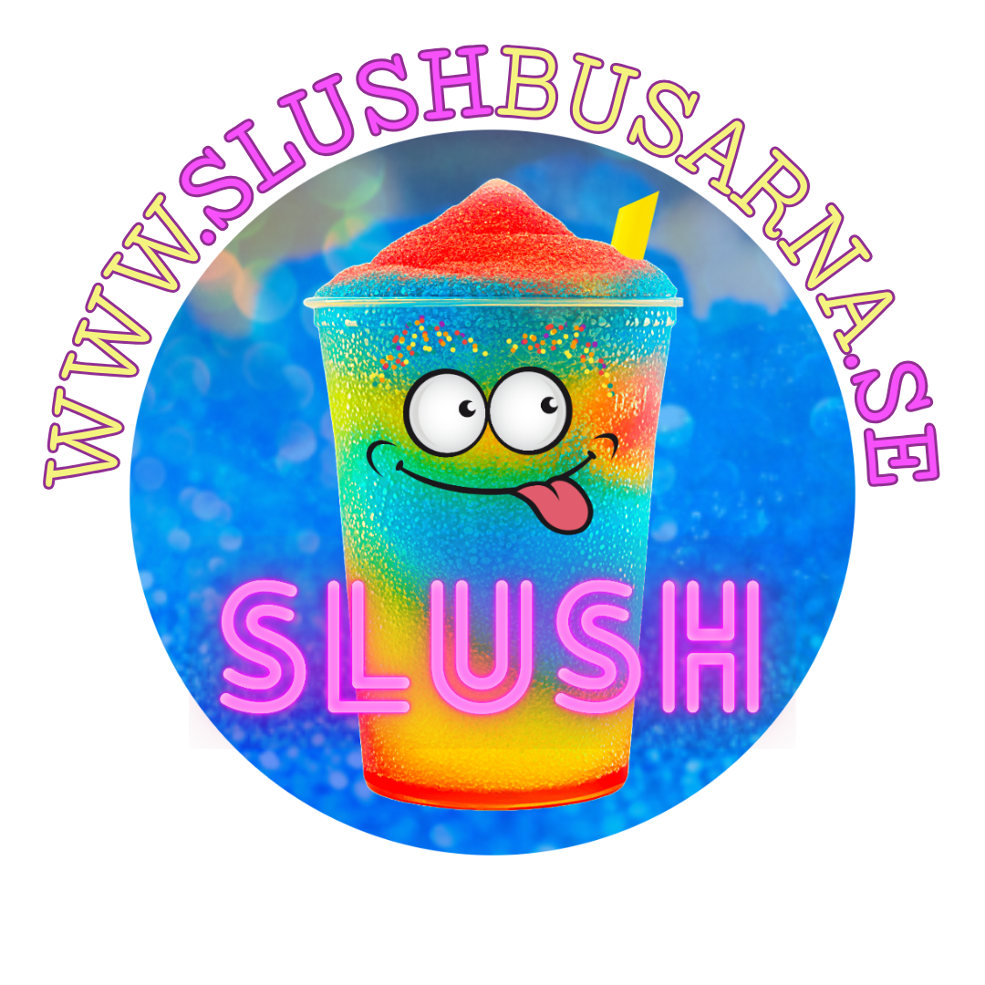 Slushmaskin inkl slush/drinkmix, glas 50port