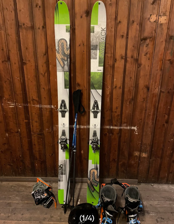 Komplett toppturski-pakke til leie 