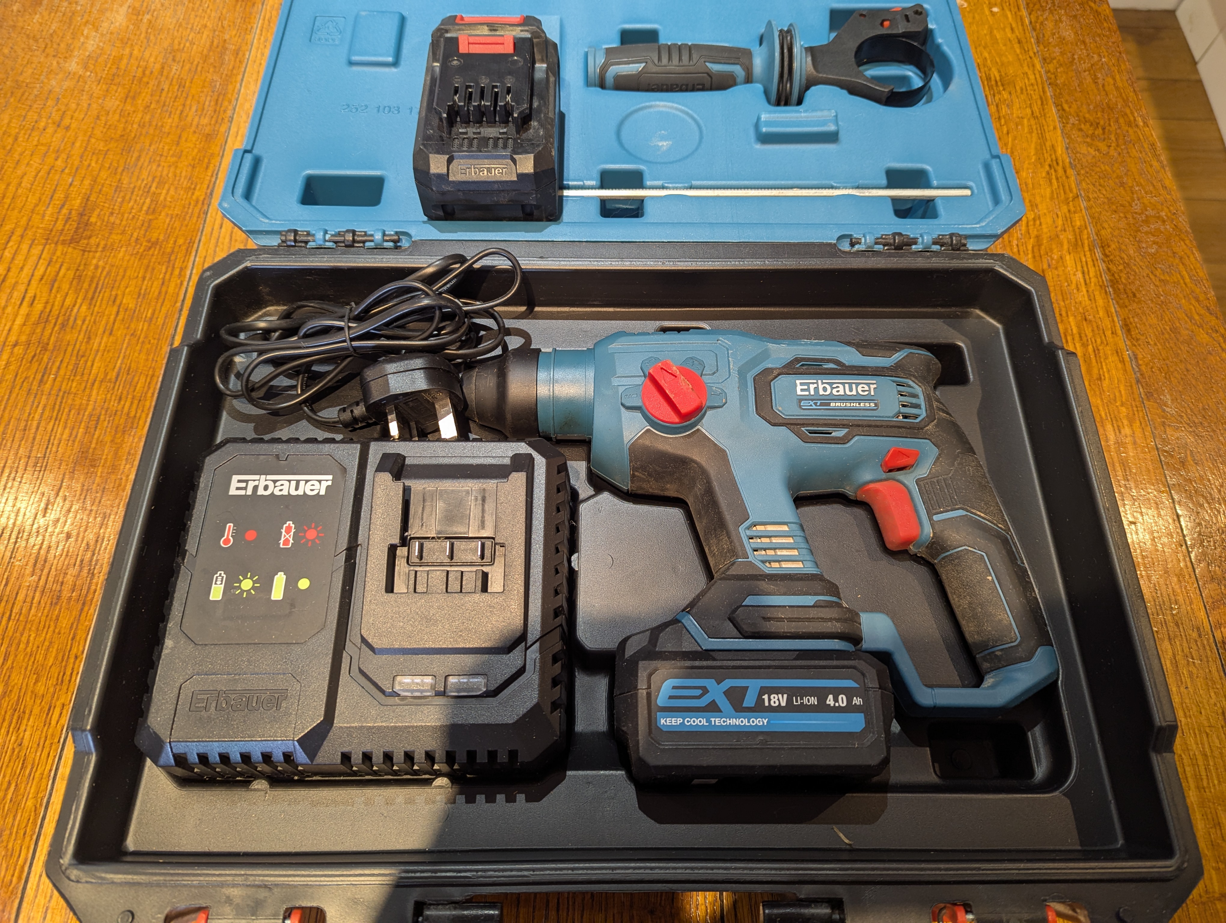 18v cordless sds plus drill