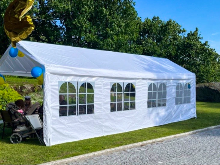 Partytält 3x8m