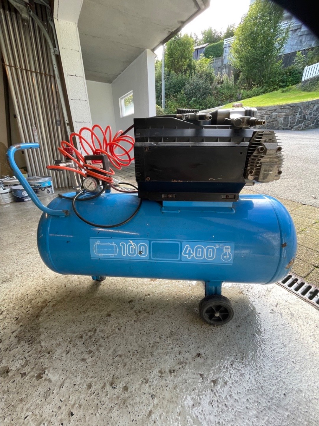 Kompressor, 10 bar, 100 l, 400 l/min