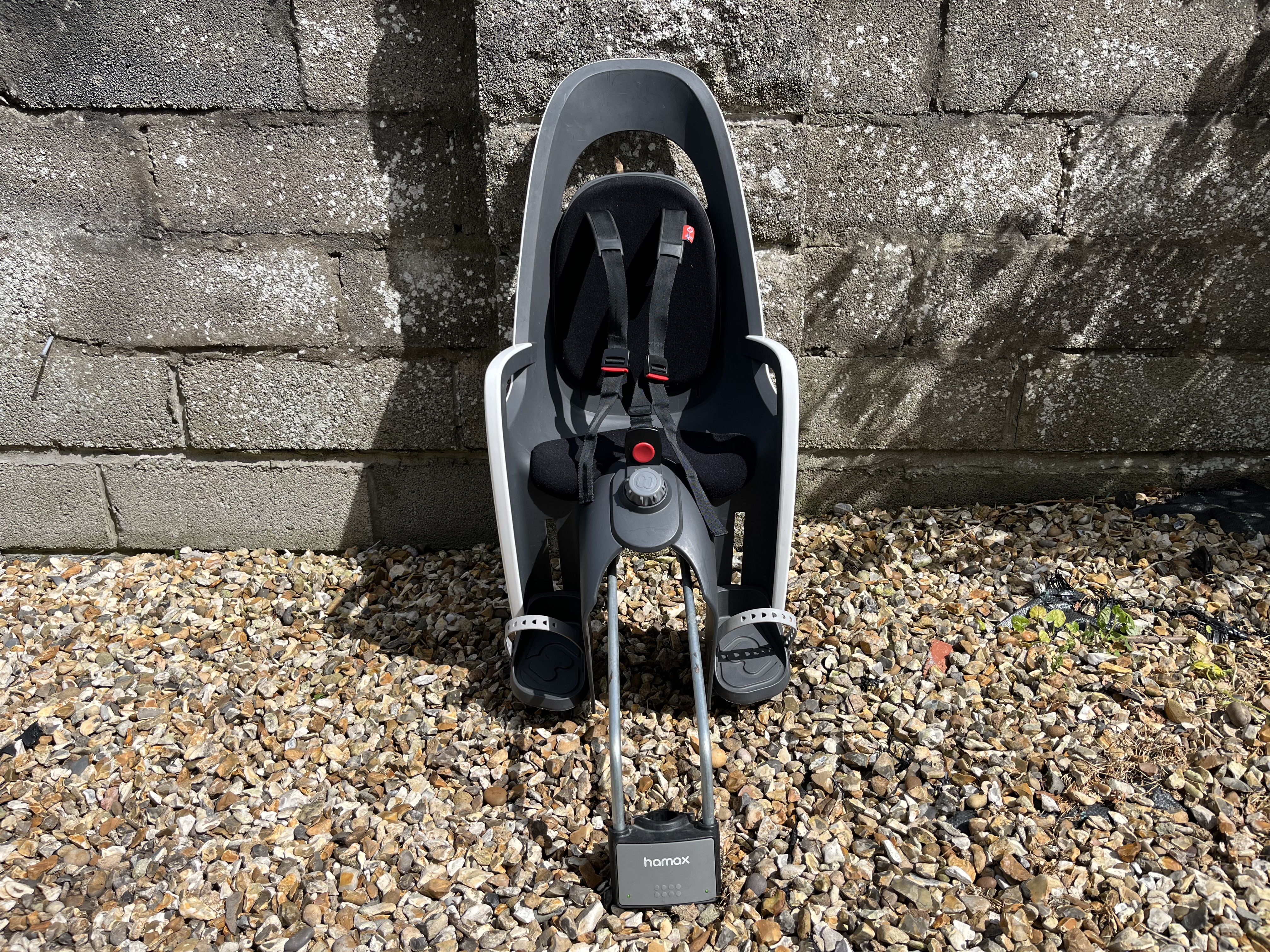  hamax caress child bike seat with frame mounted bracket 