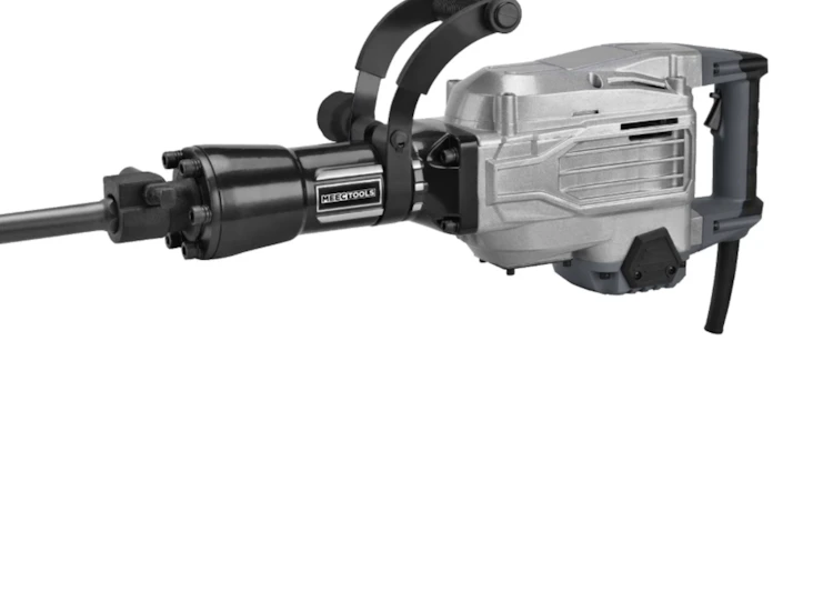 Kraftig bilningshammare komplett med mejslar och smidig väska på hjul