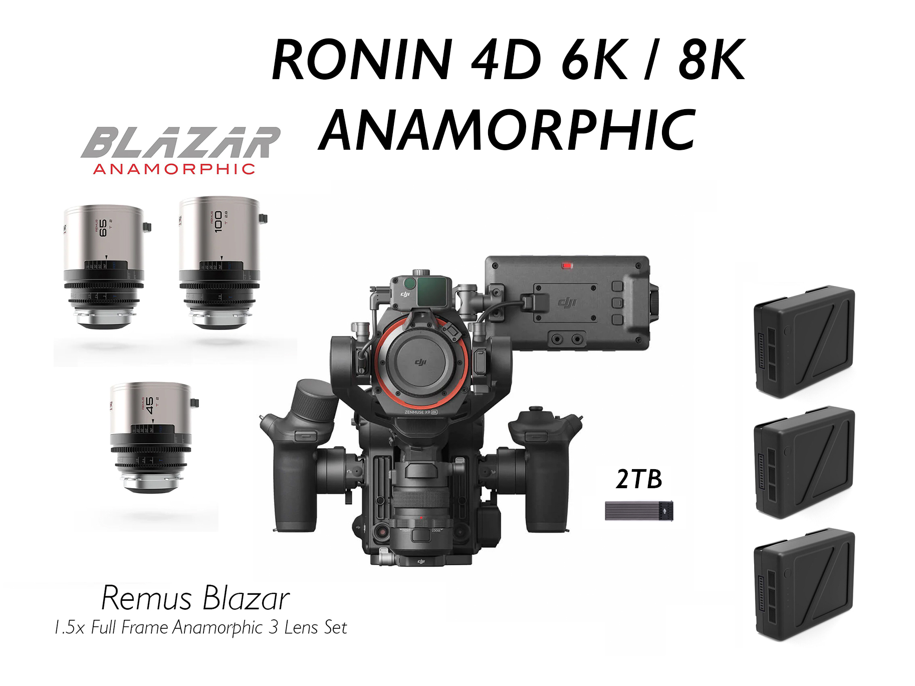 Rent BLAZAR REMUS ANAMORPHIC T2 1.5X PL/EF/E/RF 33, 45, 50, 65