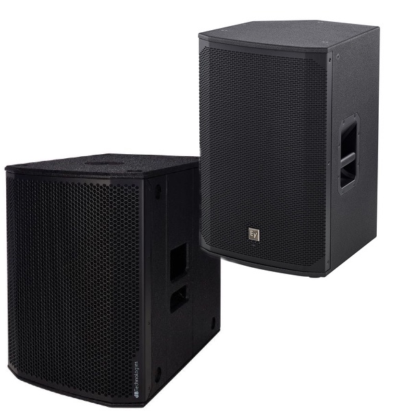 Kraftigt högtalarsystem 