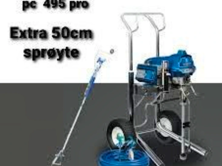 Malesprøyte leie ut graco 495 pc