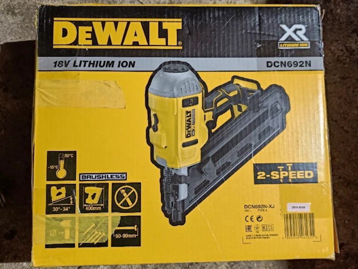 Dewalt spikerpistol 18v