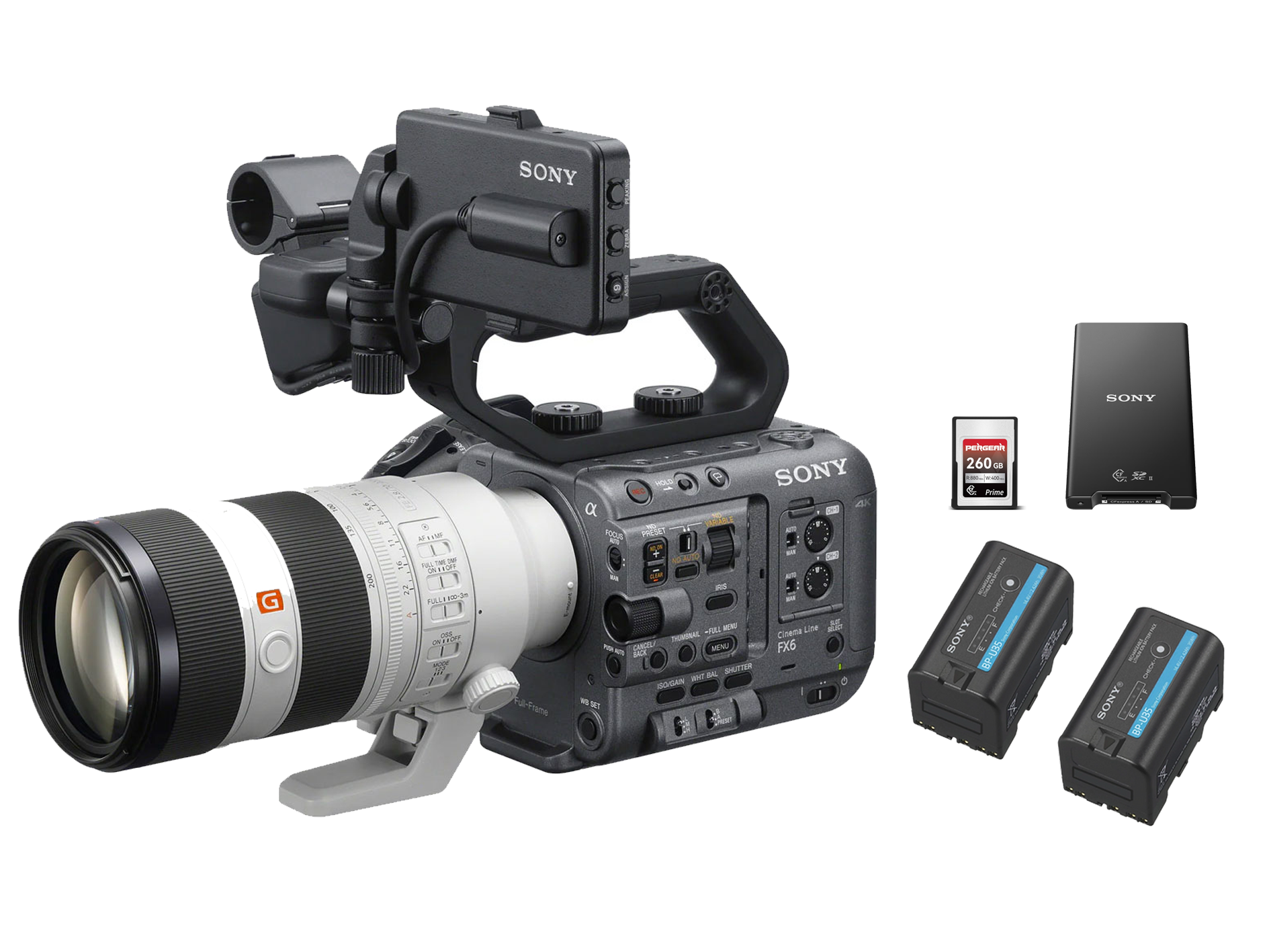 Sony fx6 with the sony 70-200mm gm f2.8 ii
