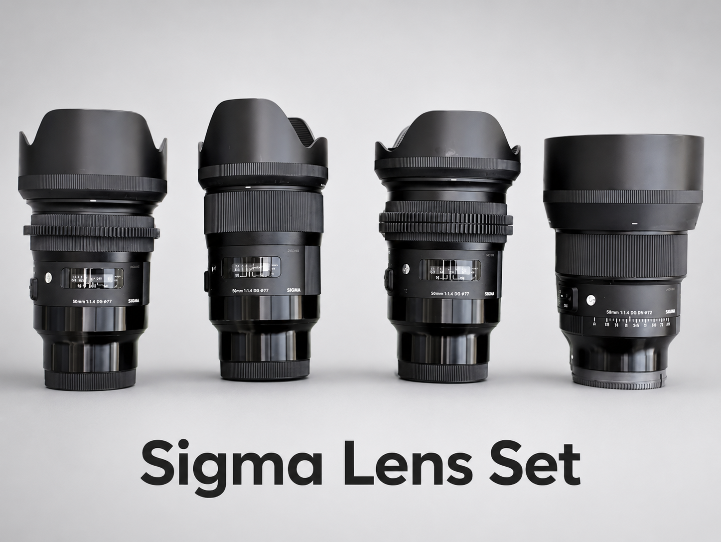Sigma art lenses e mount ( 24mm, 35mm, 50mm, 85mm f1.4)