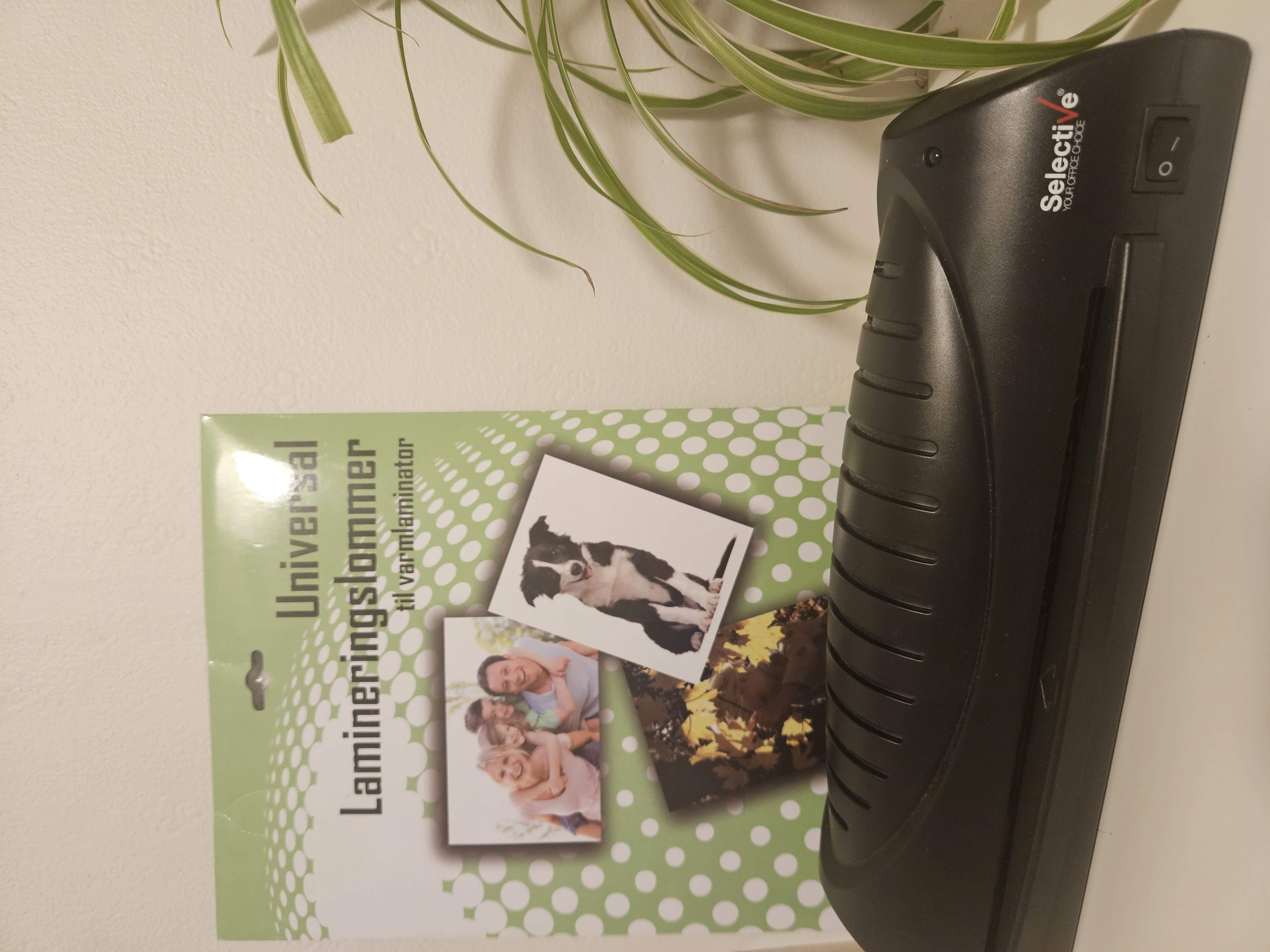 Lamineringsmaskin med lamineringslommer! 