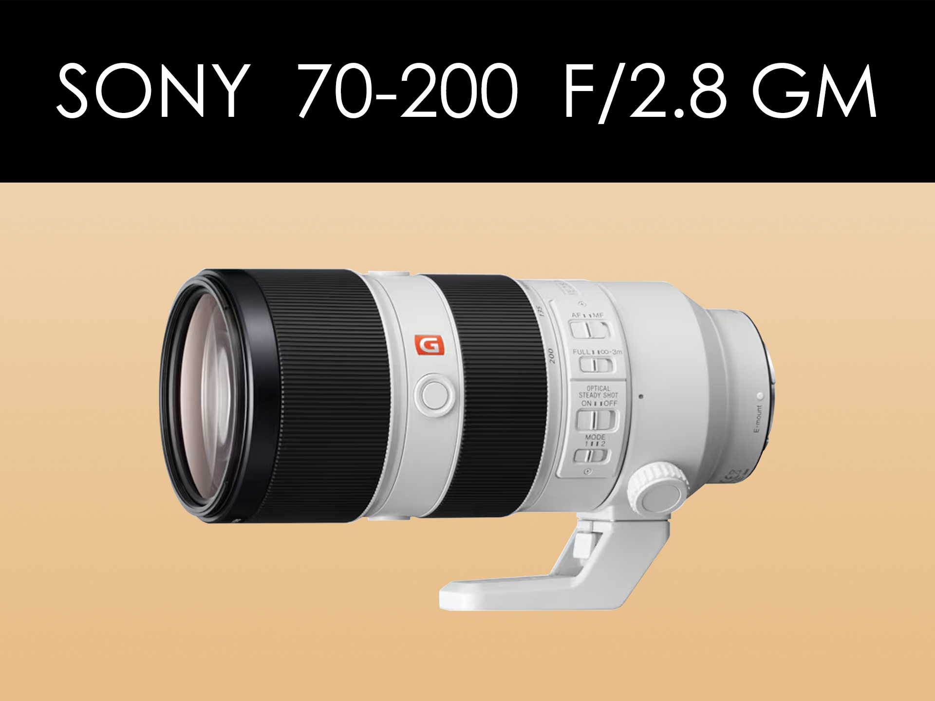 Sony 70-200 gm f2.8 lens