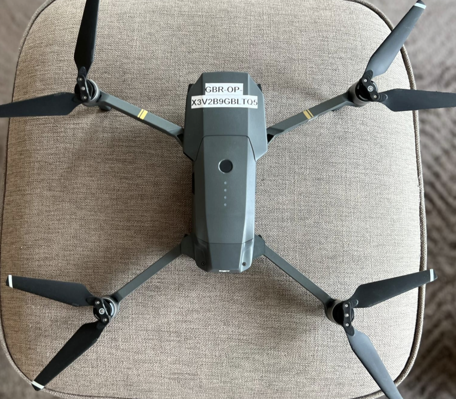 Dji mavicpro with two batteries and accessories