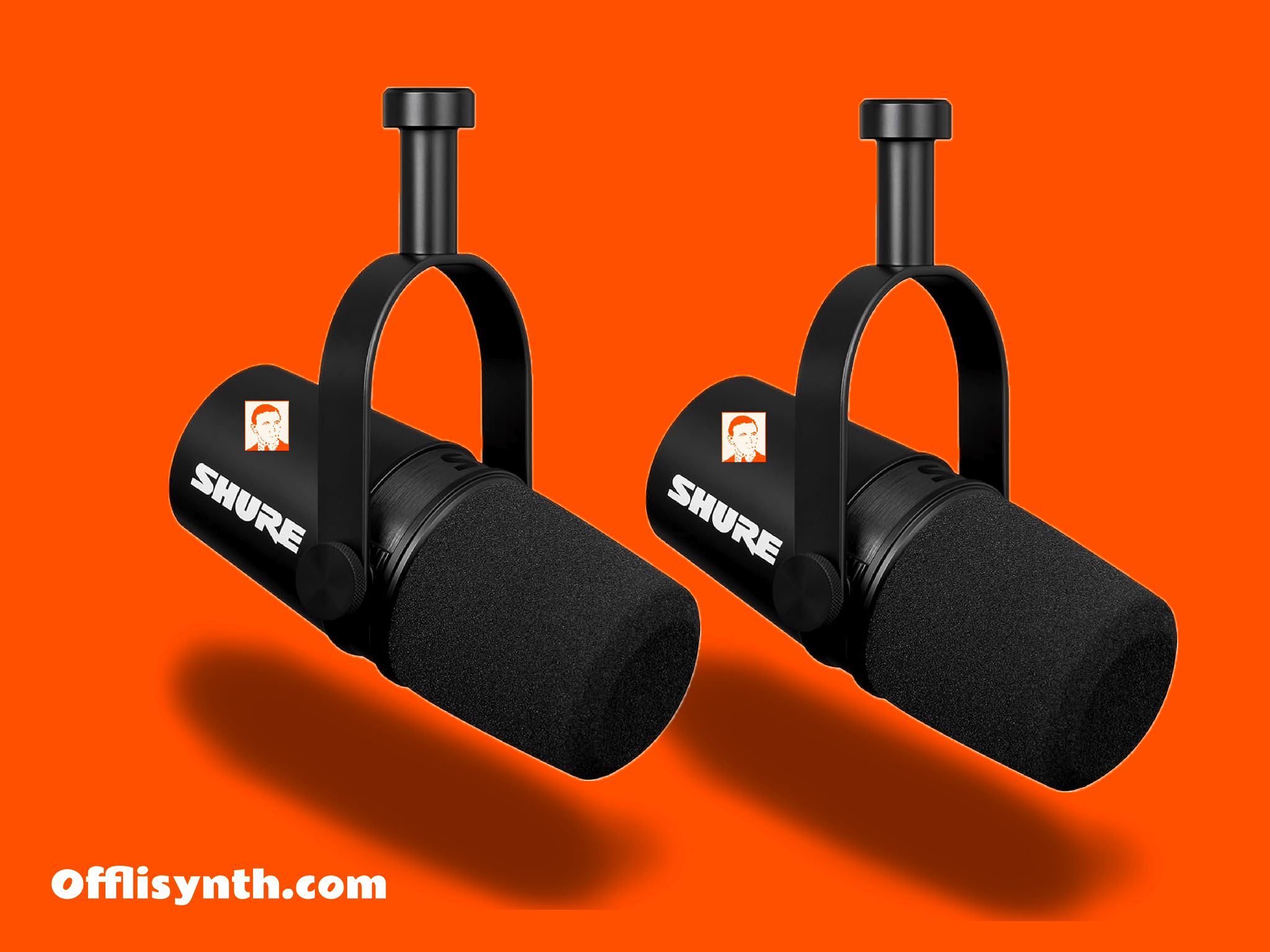 2x shure mv7x 