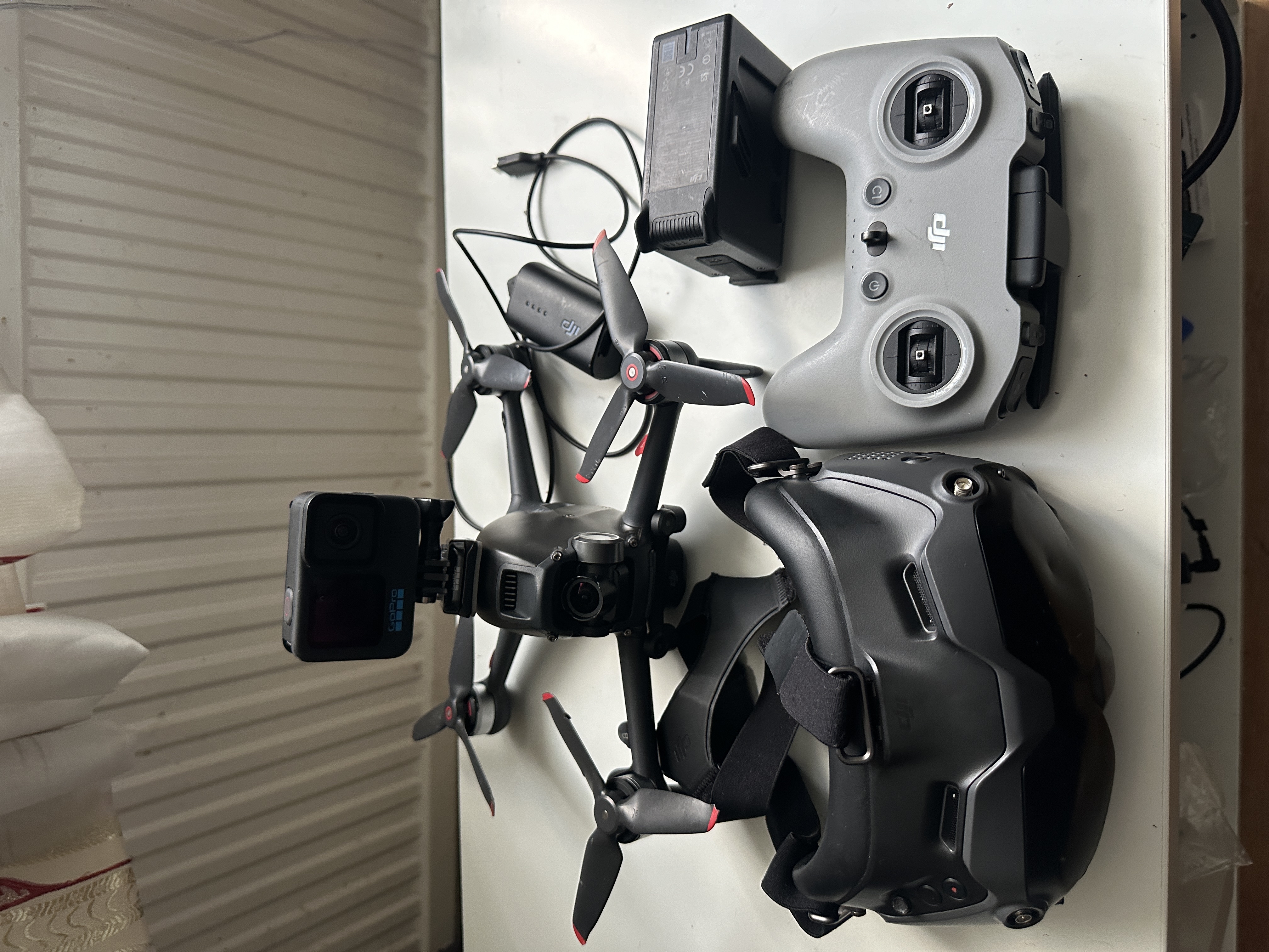 Dji fpv + go pro 10 