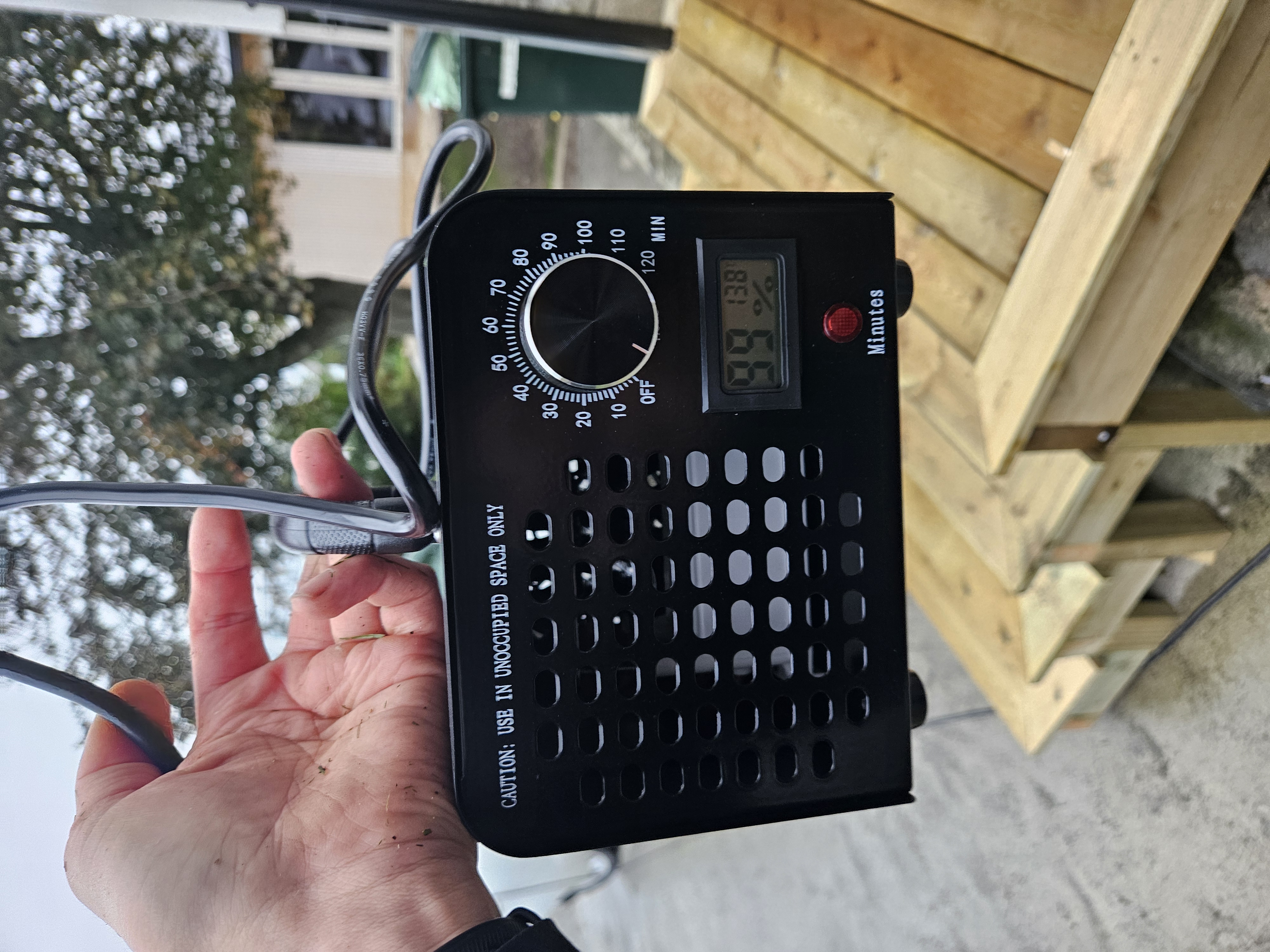 Kraftig ozongenerator 24 000 mg/t -luktfjerning bolig, bil, hytte m.